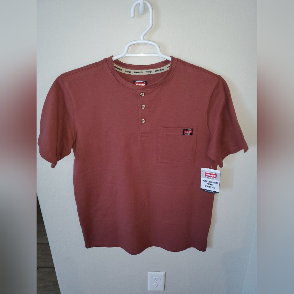 Wrangler Henley Pocket Tee
